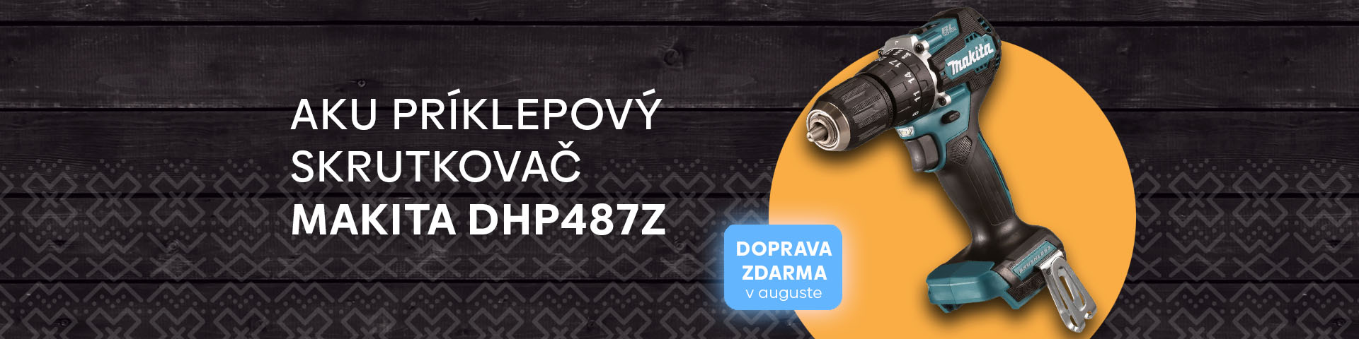 AKU príklepový skrutkovač Makita DHP487Z